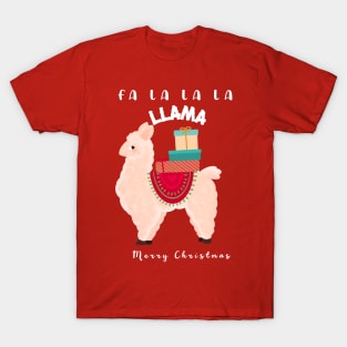 Fa La La La Llama T-Shirt